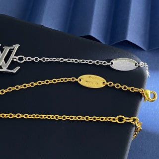 Louis Vuitton Pearl Blossom Letter Charm Bracelet
