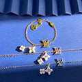 Louis Vuitton Pearl Blossom Letter Charm Bracelet