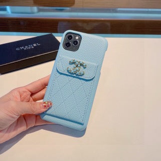 Chanel Pastel Quilted Crossbody Phone Case