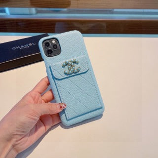 Chanel Pastel Quilted Crossbody Phone Case