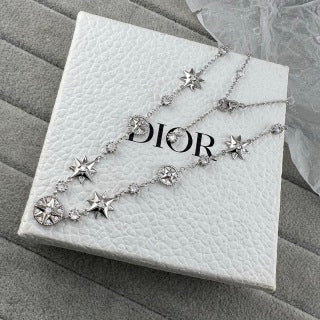 Dior Celestial Star Medallion Layered Necklace