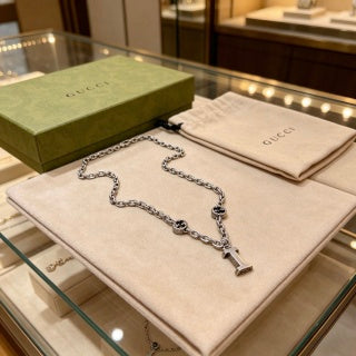 Gucci GG Key Charm Chain Necklace