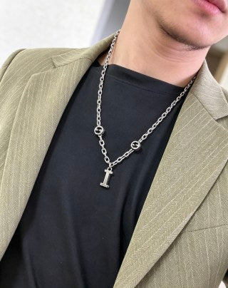 Gucci GG Key Charm Chain Necklace