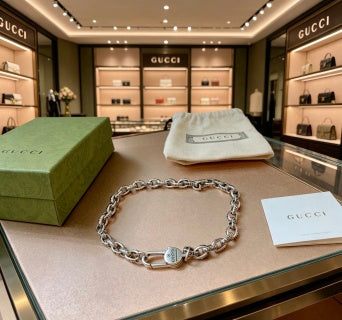 Gucci Interlocking Link Toggle Chain Bracelet