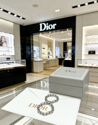 Dior CD Signature Geometric Link Bracelet