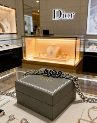 Dior Signature Oval Link Chain Bracelet