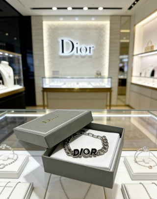 Dior Signature Oval Link Chain Bracelet