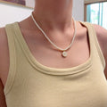 Chanel Pearl and Round Pendant Necklace