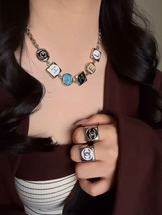Chanel Letter Necklace