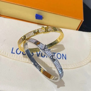 Louis Vuitton Diamond Twist Cuff Bracelet