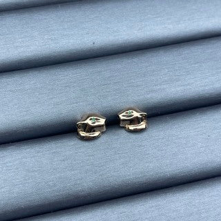 CARTIER Zarelle Panther Stud Earrings