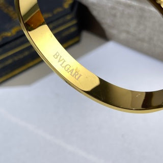 Bvlgari Two Tone Open Cuff Bracelet – Elegant Luxury Jewelry