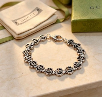 Gucci Interlocking G Link Charm Bracelet