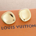 Louis Vuitton Sculpted Dome Stud Earrings