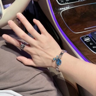 Louis Vuitton Monogram Anchor Charm Link Bracelet