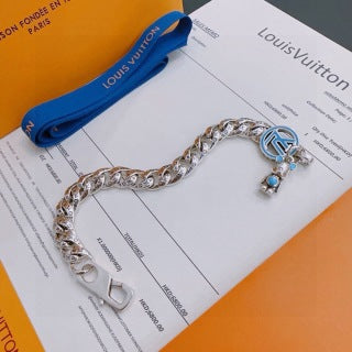 Louis Vuitton Monogram Anchor Charm Link Bracelet