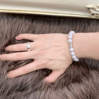 Louis Vuitton Pearl Bead Monogram Bracelet