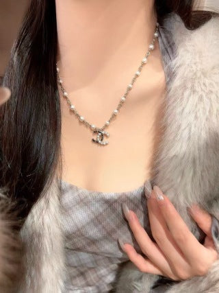 Chanel Pearl Chain Signature Necklace