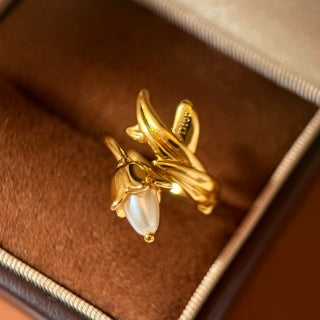 Dior Nature Bloom Pearl Ring