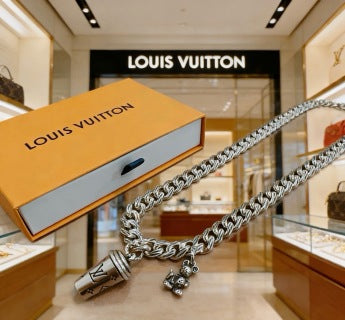 Louis Vuitton Signature Lock Chain Necklace