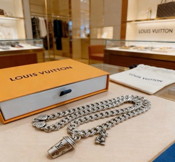 Louis Vuitton Signature Lock Chain Necklace