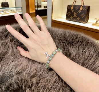 Louis Vuitton Monogram Bead Charm Bracelet