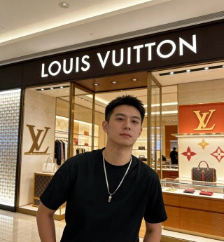 Louis Vuitton Lock Pendant Chain Necklace