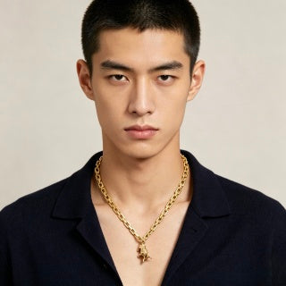 Gucci Animal Charm Box Link Chain Necklace