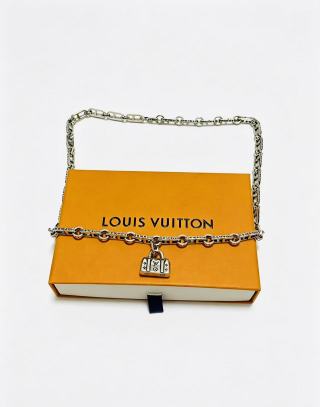 Louis Vuitton Monogram Trunk Lock Necklace