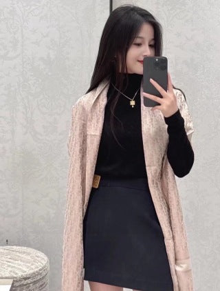 Dior Liora Crystal Medallion Pearl Drop Necklace