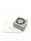 Dior Evelyne Multicolor Gemstone Bead Charm Bracelet