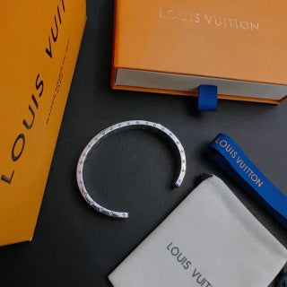 Louis Vuitton Emerald Monogram Cuff Bracelet