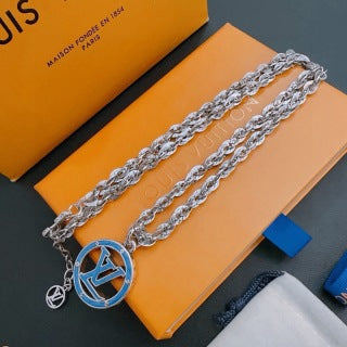 Louis Vuitton Monogram Orbit Pendant Necklace
