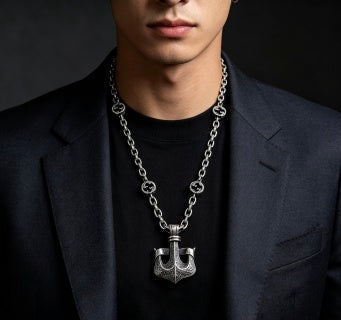 Gucci Horsebit Lock Charm Chain Necklace