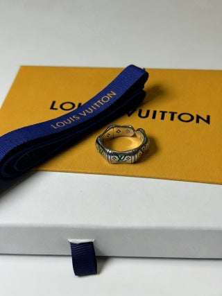 Louis Vuitton Monogram Edge Band Ring