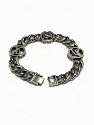 Louis Vuitton Monogram Medallion Chain Bracelet