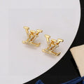 Louis Vuitton Diamond Monogram Stud Earrings