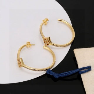 Louis Vuitton Blossom Arc Hoop Earrings