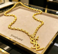 YSL Cassandre Bold Chain Necklace