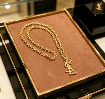 YSL Cassandre Bold Chain Necklace