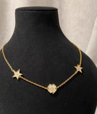 Dior Étoile Floral Charm Necklace