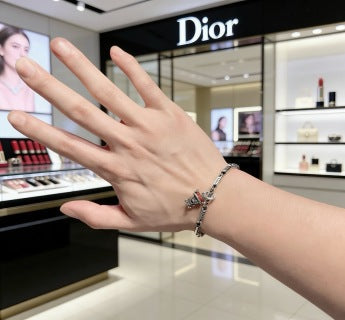 Dior Oblique Engraved Link Bracelet