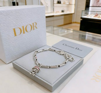 Dior Oblique Engraved Link Bracelet