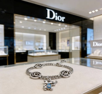 Dior Oblique Medallion Charm Bracelet