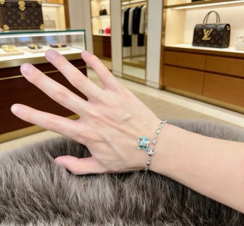Louis Vuitton Emerald Blossom Charm Chain Bracelet