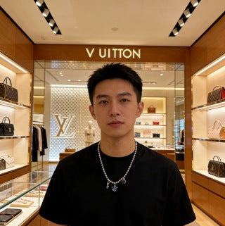 Louis Vuitton Pearl Monogram Charm Layered Necklace