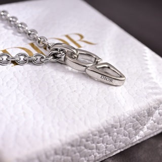 Dior Minimal Logo Pendant Necklace
