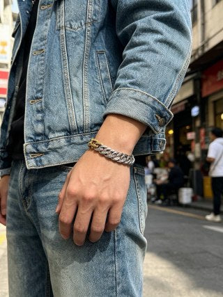 Louis Vuitton Dual Tone Heritage Link Bracelet