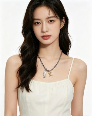 Louis Vuitton Iconic Duo Tag Necklace