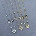 Dior Rose des Vents Celestial Star Pendant Necklace